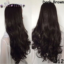 Load image into Gallery viewer, S-noilite Real Natural Ladies 25&quot; Long Straight Half Wig Heat Resistant Black Brown Blonde Synthetic Hair Wigs for human - X-scape Store