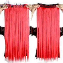 Load image into Gallery viewer, S-noilite Long 26 inches Straight 68CM 100% Real Thick 150g 3/4 Full Head Clip in Hair Extensions Synthetic for human - X-scape Store