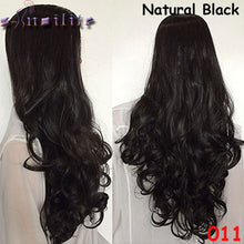 Load image into Gallery viewer, S-noilite 63.5cm Long Curly Women Half Wig Synthetic Hair Vogue Ladies 3/4 Full Wigs Soft for human - X-scape Store