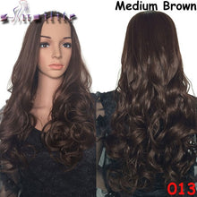 Load image into Gallery viewer, S-noilite 63.5cm Long Curly Women Half Wig Synthetic Hair Vogue Ladies 3/4 Full Wigs Soft for human - X-scape Store