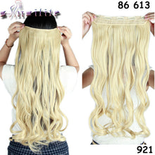 Load image into Gallery viewer, S-noilite 24 inches Curly Clip in Full Head Hair Extensions One Piece 5 Clips for human Cosplay Synthetic Hair Red Pink Purple - X-scape Store