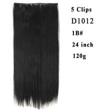 Load image into Gallery viewer, Silky Straight High Temperature Fiber Synthetic Clip in Hair Extensions for Women - X-scape Store