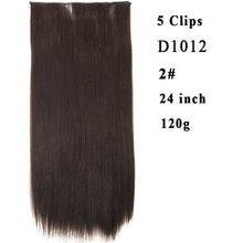 Load image into Gallery viewer, Silky Straight High Temperature Fiber Synthetic Clip in Hair Extensions for Women - X-scape Store