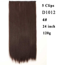 Load image into Gallery viewer, Silky Straight High Temperature Fiber Synthetic Clip in Hair Extensions for Women - X-scape Store