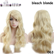 Load image into Gallery viewer, S-noilite Long 18inches Real Natural Wave Women Wigs Heat Resistant Synthetic Full Hair Wig for human party Hairpieces - X-scape Store