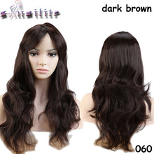 Load image into Gallery viewer, S-noilite Long 18inches Real Natural Wave Women Wigs Heat Resistant Synthetic Full Hair Wig for human party Hairpieces - X-scape Store