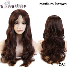 Load image into Gallery viewer, S-noilite 56CM Loose Wave Synthetic Wigs for black women Cosplay wig Blonde Blue Red Pink Grey Purple Hair for human party - X-scape Store