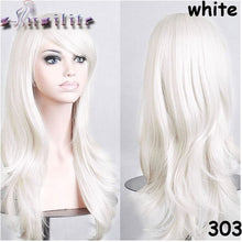 Load image into Gallery viewer, S-noilite 56CM Loose Wave Synthetic Wigs for black women Cosplay wig Blonde Blue Red Pink Grey Purple Hair for human party - X-scape Store