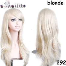 Load image into Gallery viewer, S-noilite 56CM Loose Wave Synthetic Wigs for black women Cosplay wig Blonde Blue Red Pink Grey Purple Hair for human party - X-scape Store