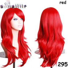 Load image into Gallery viewer, S-noilite 56CM Loose Wave Synthetic Wigs for black women Cosplay wig Blonde Blue Red Pink Grey Purple Hair for human party - X-scape Store