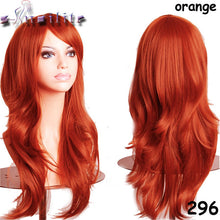 Load image into Gallery viewer, S-noilite 56CM Loose Wave Synthetic Wigs for black women Cosplay wig Blonde Blue Red Pink Grey Purple Hair for human party - X-scape Store