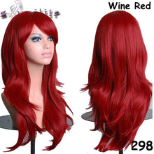 Load image into Gallery viewer, S-noilite 56CM Loose Wave Synthetic Wigs for black women Cosplay wig Blonde Blue Red Pink Grey Purple Hair for human party - X-scape Store