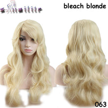 Load image into Gallery viewer, S-noilite 56CM Loose Wave Synthetic Wigs for black women Cosplay wig Blonde Blue Red Pink Grey Purple Hair for human party - X-scape Store