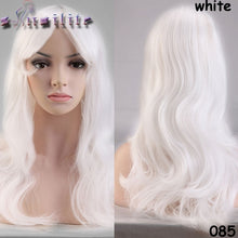 Load image into Gallery viewer, S-noilite 56CM Loose Wave Synthetic Wigs for black women Cosplay wig Blonde Blue Red Pink Grey Purple Hair for human party - X-scape Store