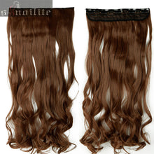 Load image into Gallery viewer, S-noilite 18-28&quot; Curly 3/4 Full Head Clip in Hair Extensions Black Brown Blonde Real Natural Synthetic One Piece for human - X-scape Store