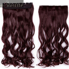 Load image into Gallery viewer, S-noilite 18-28&quot; Curly 3/4 Full Head Clip in Hair Extensions Black Brown Blonde Real Natural Synthetic One Piece for human - X-scape Store