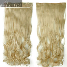 Load image into Gallery viewer, S-noilite 18-28&quot; Curly 3/4 Full Head Clip in Hair Extensions Black Brown Blonde Real Natural Synthetic One Piece for human - X-scape Store
