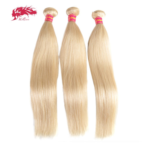 613 Blonde Hair Bundles Straight Human Hair Extension 16inch To 26inch Remy Brazilian Hair Weave