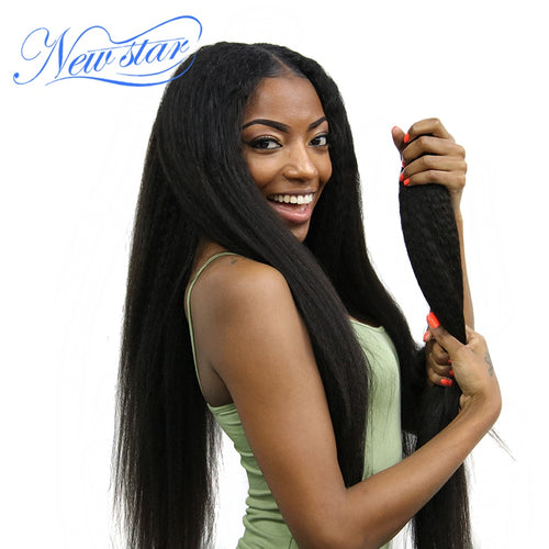 Hair Kinky Straight Brazilian Remy 12