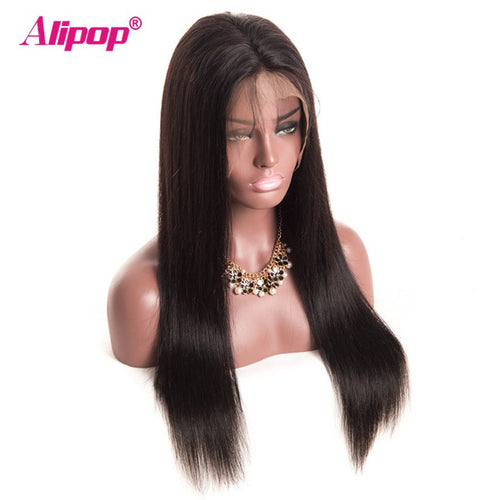 360 Lace Frontal Wig Indian Straight With Baby Hair Remy Lace Front - X-scape Store