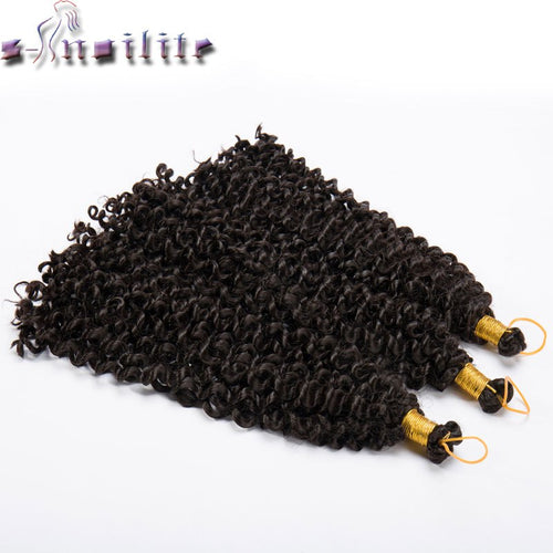 s-noilite 14 Inches100% Real Natural Water Wave Synthetic Hair Extensions For Braid Full Head Afro Braiding for human - X-scape Store