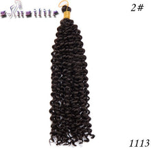 Load image into Gallery viewer, s-noilite 14 Inches100% Real Natural Water Wave Synthetic Hair Extensions For Braid Full Head Afro Braiding for human - X-scape Store