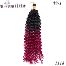 Load image into Gallery viewer, s-noilite 14 Inches100% Real Natural Water Wave Synthetic Hair Extensions For Braid Full Head Afro Braiding for human - X-scape Store