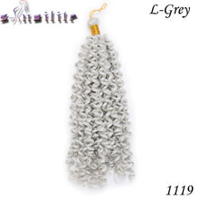 Load image into Gallery viewer, s-noilite 14 Inches100% Real Natural Water Wave Synthetic Hair Extensions For Braid Full Head Afro Braiding for human - X-scape Store