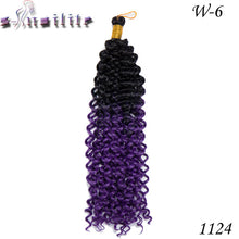 Load image into Gallery viewer, s-noilite 14 Inches100% Real Natural Water Wave Synthetic Hair Extensions For Braid Full Head Afro Braiding for human - X-scape Store