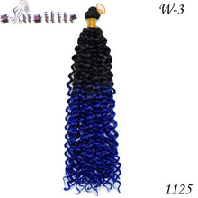 Load image into Gallery viewer, s-noilite 14 Inches100% Real Natural Water Wave Synthetic Hair Extensions For Braid Full Head Afro Braiding for human - X-scape Store