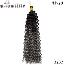Load image into Gallery viewer, s-noilite 14 Inches100% Real Natural Water Wave Synthetic Hair Extensions For Braid Full Head Afro Braiding for human - X-scape Store