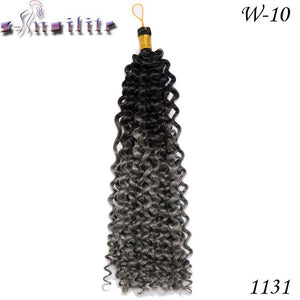 s-noilite 14 Inches100% Real Natural Water Wave Synthetic Hair Extensions For Braid Full Head Afro Braiding for human - X-scape Store