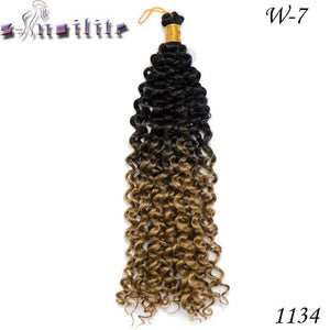 s-noilite 14 Inches100% Real Natural Water Wave Synthetic Hair Extensions For Braid Full Head Afro Braiding for human - X-scape Store