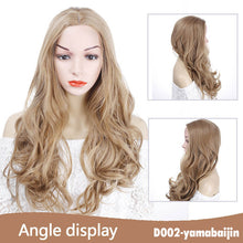 Load image into Gallery viewer, SHANGKE Golden Blonde Long Curly Wig Synthetic Cosplay Wig With Big Swap Bangs Drag Queen For Halloween Daily Use - X-scape Store