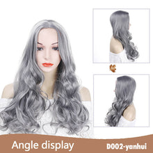 Load image into Gallery viewer, SHANGKE Golden Blonde Long Curly Wig Synthetic Cosplay Wig With Big Swap Bangs Drag Queen For Halloween Daily Use - X-scape Store