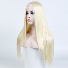 Load image into Gallery viewer, SHANGKE 22 inch Long Straight Black Wig Hairstyles Heat Resistant Synthetic Wigs For Women Long Female Wigs Women - X-scape Store