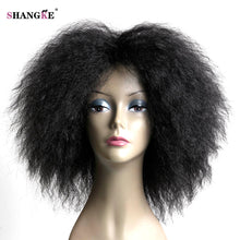 Load image into Gallery viewer, SHANGKE 6.5 Inch 120g/pcs Hair Fluffy Kinky Curly  Wigs Heat Resistant Synthetic Cosplay Wig for  Women - X-scape Store