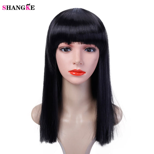 40CM Hair Long Straight  Wig Heat Resistant Synthetic Cosplay Wigs - X-scape Store