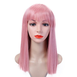 40CM Hair Long Straight  Wig Heat Resistant Synthetic Cosplay Wigs - X-scape Store