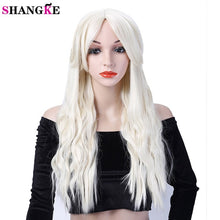 Load image into Gallery viewer, 26&quot; Long Kinky Curly Wigs Cosplay Wigs Heat Resistant Synthetic Costumes Wig Blue SHANGKE - X-scape Store