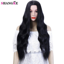 Load image into Gallery viewer, 26&quot; Long Kinky Curly Wigs Cosplay Wigs Heat Resistant Synthetic Costumes Wig Blue SHANGKE - X-scape Store