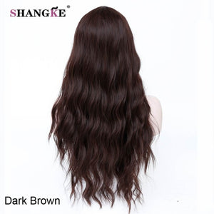 26" Long Kinky Curly Wigs Cosplay Wigs Heat Resistant Synthetic Costumes Wig Blue SHANGKE - X-scape Store