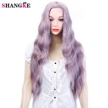 Load image into Gallery viewer, 26&quot; Long Kinky Curly Wigs Cosplay Wigs Heat Resistant Synthetic Costumes Wig Blue SHANGKE - X-scape Store