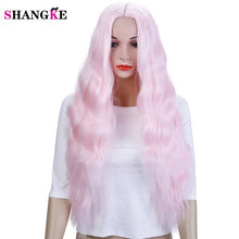 Load image into Gallery viewer, 26&quot; Long Kinky Curly Wigs Cosplay Wigs Heat Resistant Synthetic Costumes Wig Blue SHANGKE - X-scape Store