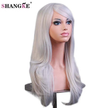 Load image into Gallery viewer, SHANGKE Long Wavy Synthetic Wigs For  Women Red Wig Heat Resistant  Female Hair Cosplay Wig - X-scape Store