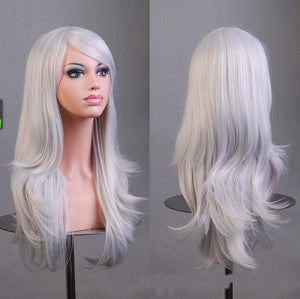 SHANGKE Long Wavy Synthetic Wigs For  Women Red Wig Heat Resistant  Female Hair Cosplay Wig - X-scape Store