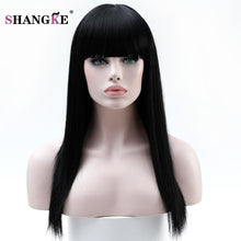 Load image into Gallery viewer, SHANGKE 22&#39;&#39; Long Straight blonde Wig For Women Synthetic Wigs For  Women Heat Resistant False Hair Pieces Women Hairstyles - X-scape Store
