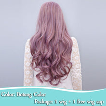 Load image into Gallery viewer, SHANGKE 26&#39;&#39; Long Wavy Blonde Wigs Blonde Heat Resistant Synthetic Female Wigs For  White Women Fake Hair Pieces - X-scape Store