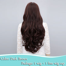 Load image into Gallery viewer, SHANGKE 26&#39;&#39; Long Wavy Blonde Wigs Blonde Heat Resistant Synthetic Female Wigs For  White Women Fake Hair Pieces - X-scape Store