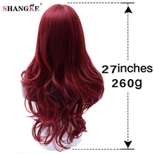 Load image into Gallery viewer, SHANGKE 26&#39;&#39; Long Wavy Blonde Wigs Blonde Heat Resistant Synthetic Female Wigs For  White Women Fake Hair Pieces - X-scape Store